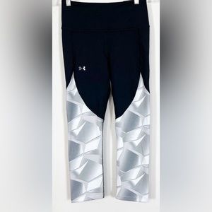 Under Armour HeatGear Yoga Style Pants Leggings Crop 1347595 Womens Size Small